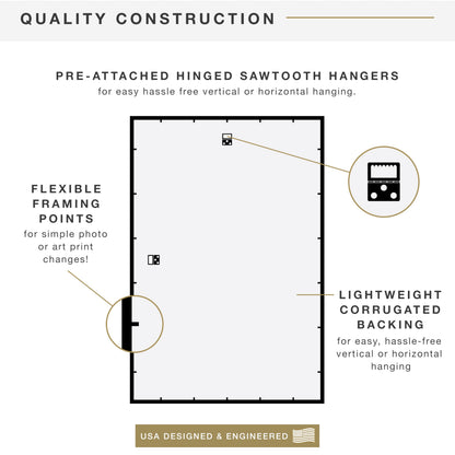 MCS 65549 Trendsetter Poster Frame, 24 by 36-Inch, Black 🍁 All In One Marketplace Canada