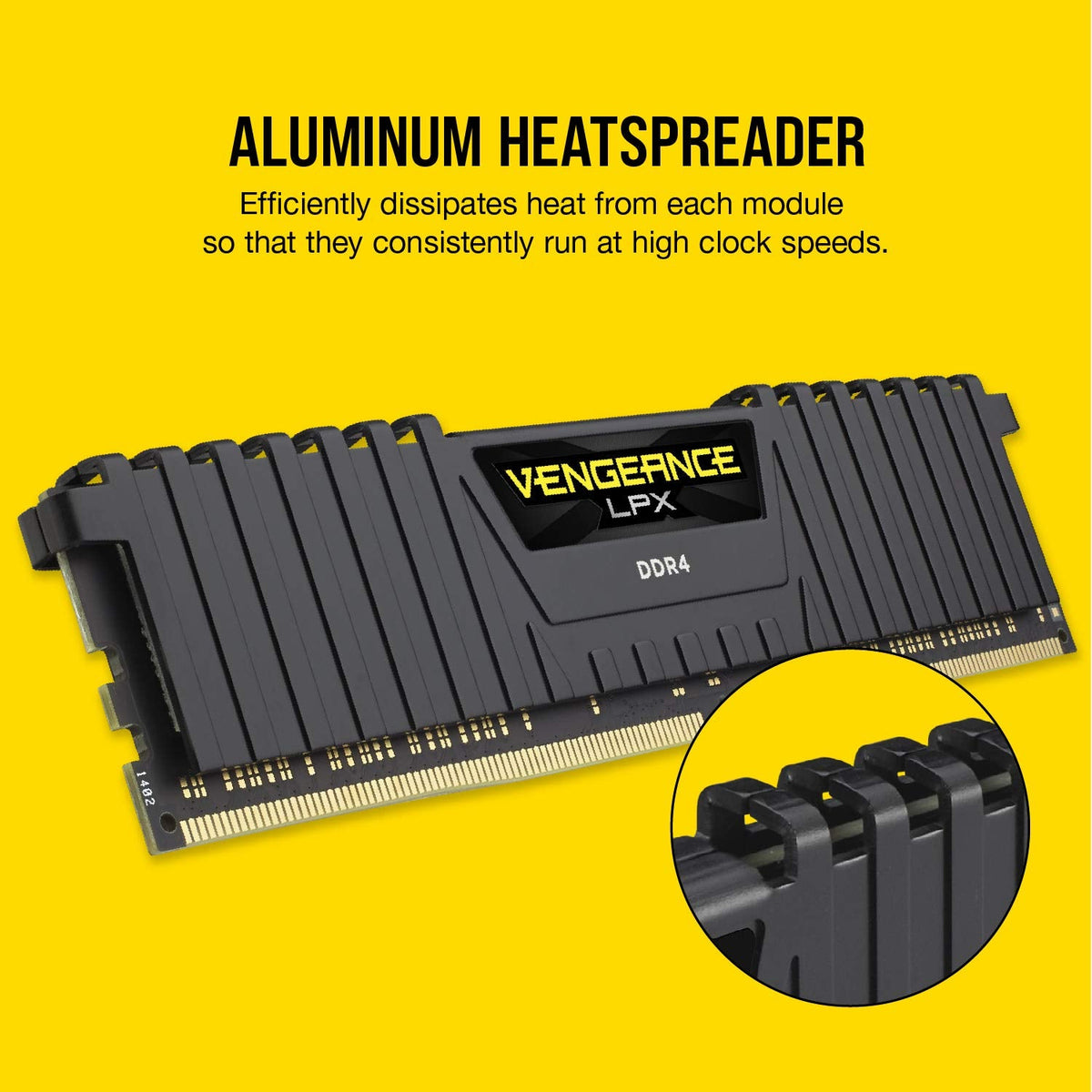 CORSAIR Vengeance LPX DDR4 RAM 32GB (2x16GB) Up to 3200MHz CL16-20-20-38 1.35V Intel XMP AMD EXPO Computer Memory – Black (CMK32GX4M2E3200C16) 🍁 All In One Marketplace Canada