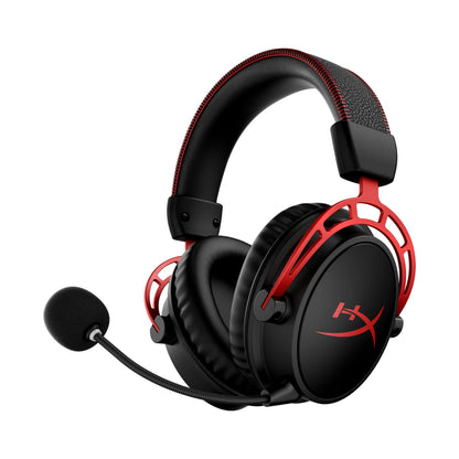 HyperX Cloud Alpha Wireless - Gaming Headset for PC, 300-hour battery life, DTS Headphone:X Spatial Audio, Memory foam, Dual Chamber Drivers, Noise-canceling mic, Durable aluminum frame,Red 🍁 All In One Marketplace Canada