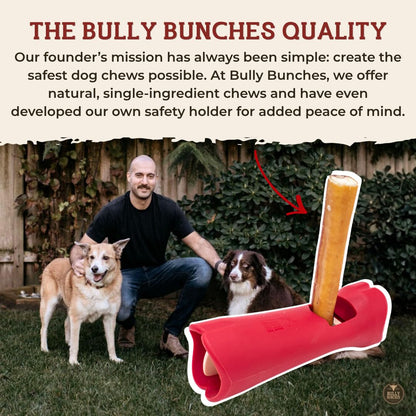 Bully Bunches Premium (12" Standard - 5 Pack) Odour-Free, Consistently Sized Bully Sticks for Medium Dogs - Long Lasting Oral Care Chews - All Natural Single Ingredient, Beef Dog Treat, No Rawhide 🍁 All In One Marketplace Canada