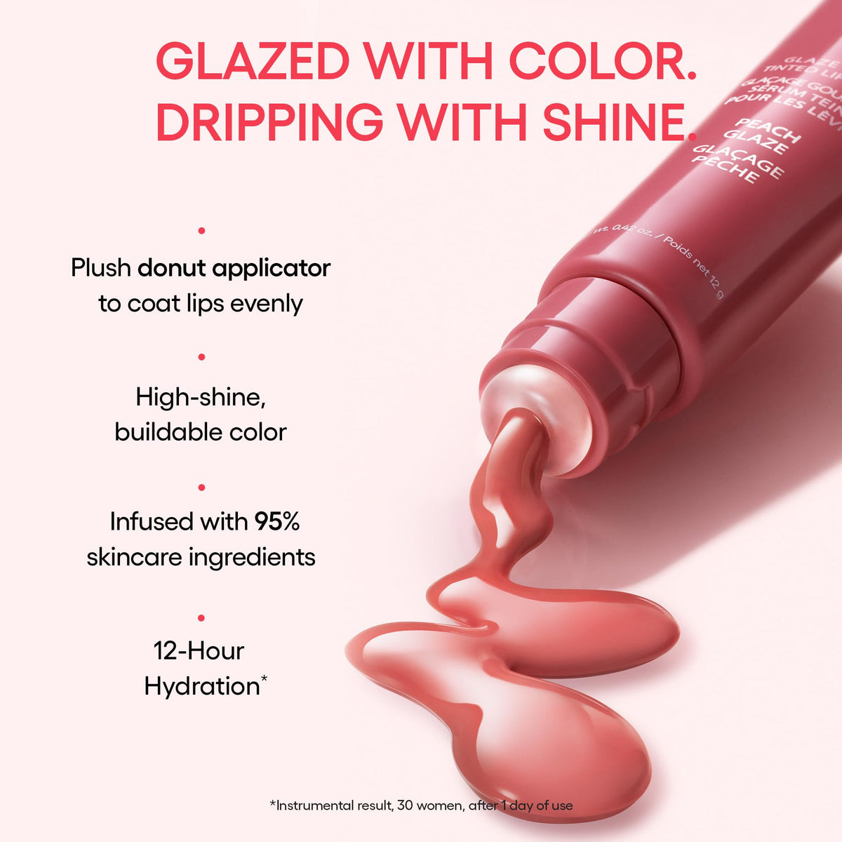 LANEIGE Glaze Craze Tinted Lip Serum, Sugar Glaze: Hydrating Lip Serum for Glossy, Nourished Lips with Plumping Polypeptides 🍁 All In One Marketplace Canada