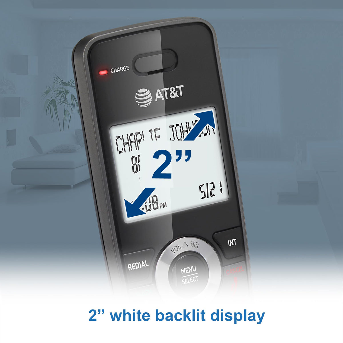 AT&T GL2101-2 DECT 6.0 Cordless Home Phone 2-Handset with Call Block, Caller ID, Full-Duplex Handset Speakerphone, 2" White Backlit Display, Lighted Keypad, Graphite & Black 🍁 All In One Marketplace Canada