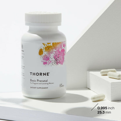 THORNE - Basic Prenatal - Folate Multivitamin for Pregnant and Lactating Women - 90 Capsules - 30 Servings 🍁 All In One Marketplace Canada