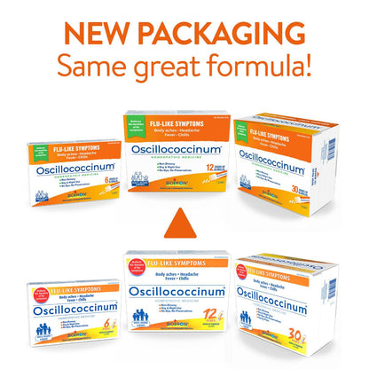Boiron Oscillococcinum 60 doses Homeopathic Medicine for Flu-like Symptoms; Reduces the duration of flu-like symptoms such as body aches headaches fever and chills; Kosher (Pack of 2) 🍁 All In One Marketplace Canada