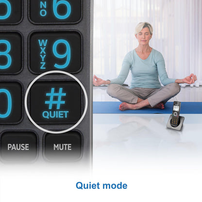 AT&T GL2101-2 DECT 6.0 Cordless Home Phone 2-Handset with Call Block, Caller ID, Full-Duplex Handset Speakerphone, 2" White Backlit Display, Lighted Keypad, Graphite & Black 🍁 All In One Marketplace Canada