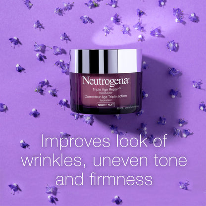 Neutrogena Anti Aging Face Cream SPF 25, Triple Age Repair for Wrinkles, Tone, and Firmness, 48 mL 🍁 All In One Marketplace Canada