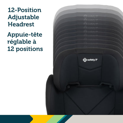 Safety 1st Growmate 2-in-1 Belt-Positioning Booster Car Seat, High-Back to Backless, Slim & Lightweight, Fits 3 Across, Adjustable Headrest - Hexagon Horizon 🍁 All In One Marketplace Canada