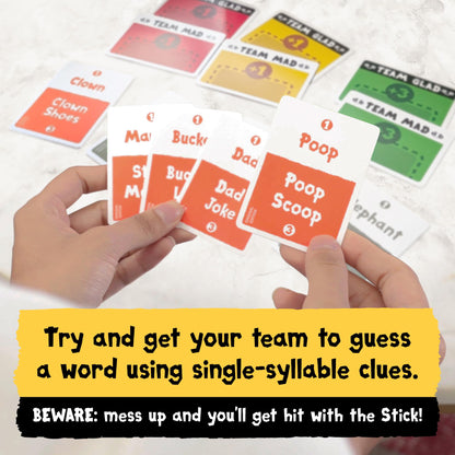 Poetry for Neanderthals by Exploding Kittens - 2+ Players - Ages 7+ - 15 Minutes to Play - Competitive Word Guessing Game - Party Game, Family Game Night, Kid and Adult Card Game 🍁 All In One Marketplace Canada
