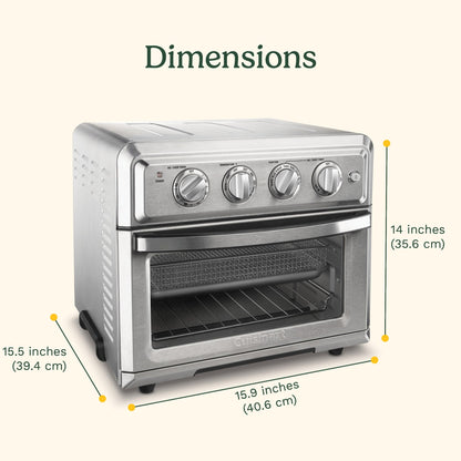 Cuisinart Air Fryer + Convection Toaster Oven, Stainless Steel (TOA-60C) 🍁 All In One Marketplace Canada