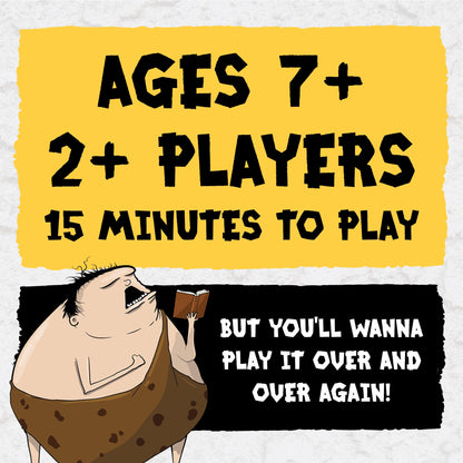 Poetry for Neanderthals by Exploding Kittens - 2+ Players - Ages 7+ - 15 Minutes to Play - Competitive Word Guessing Game - Party Game, Family Game Night, Kid and Adult Card Game 🍁 All In One Marketplace Canada
