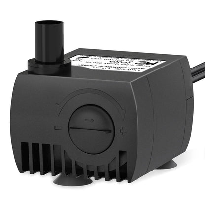 Pawfly Aquarium 80 GPH Submersible Water Pump 4 W Compact Quiet Pump with 2.6 ft. High Lift for Indoor Buckets Fish Tanks and Fountains up to 50 Gallons 🍁 All In One Marketplace Canada