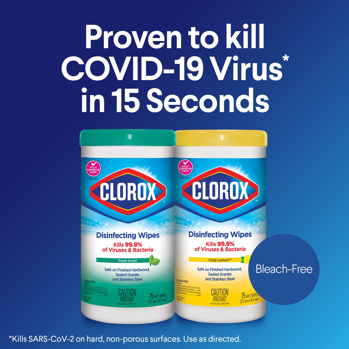 Clorox Disinfecting Wipes, Crisp Lemon, Kills 99.99% of Viruses & Bacteria, Multi-Pack of 12 - (12 x 35) 420 Wipes 🍁 All In One Marketplace Canada