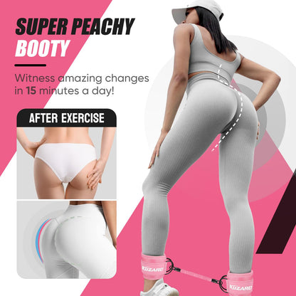 Resistance Bands with Ankle Straps, Ankle Weights Bands for Working Out, Exercise Band for Women Leg and Glute, Booty Workout Equipment for Kickbacks,Butt and Hip Training, Home Gym Fitness Equipment 🍁 All In One Marketplace Canada
