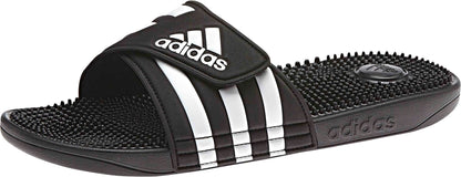 adidas Unisex-Adult Adissage, Core Black/White/Core Black, 12 🍁 All In One Marketplace Canada