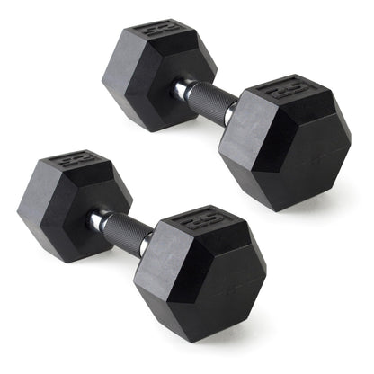 CAP Barbell 25 LB Coated Hex Dumbbell Weight Pair with Padded Grip 🍁 All In One Marketplace Canada