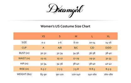 Dreamgirl Women's Red Riding Hood Costume, Adult Halloween Fashion, Red,black, X-Small