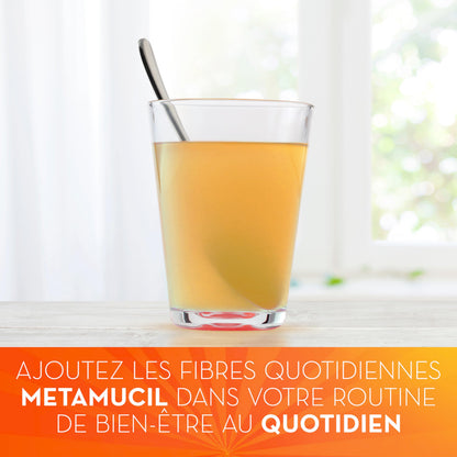 Metamucil Premium Blend, 4-in-1 Daily Fibre for Digestive Health, Plant-Based Psyllium Husk Powder Supplement, Sugar-Free with Stevia, Orange Flavored, 72 Servings 🍁 All In One Marketplace Canada