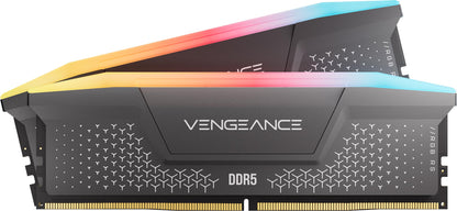 CORSAIR Vengeance RGB RS DDR5 RAM 32GB (2x16GB) Up to 6000MHz CL36-44-44-96 1.35V AMD Expo Intel XMP Computer Desktop Memory – Gray (CMG32GX5M2E6000Z36) 🍁 All In One Marketplace Canada