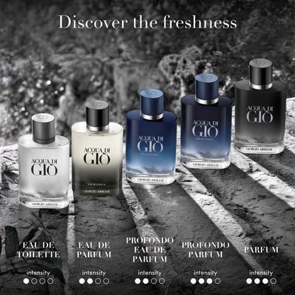 Armani beauty - Acqua di Gio - Eau de Toilette - Cologne for Men - Long Lasting Fragrance with Bergamot notes, Jasmine, White Musks, Patchouli & Cedarwood – 3.3 Fl Oz 🍁 All In One Marketplace Canada