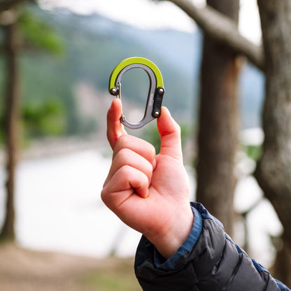 Gear AID HEROCLIP Carabiner Clip and Hook (Small) for Purse, Stroller, and Backpack, Black and Blue, 1 Pack 🍁 All In One Marketplace Canada