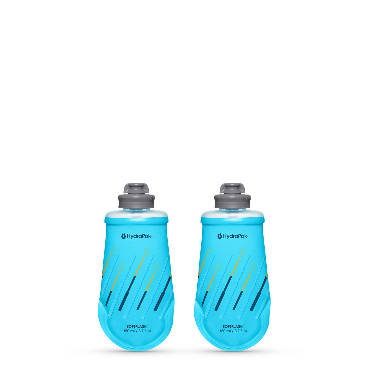 HydraPak SoftFlask Collapsible Nutrition Flask 2-Pack (150ml, Malibu) 🍁 All In One Marketplace Canada
