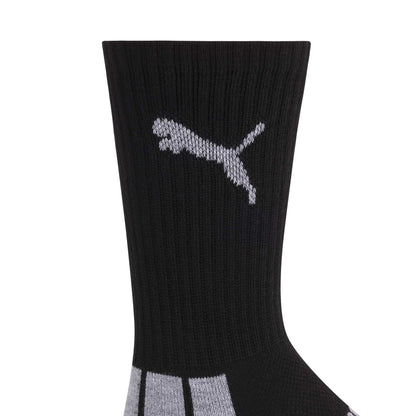 PUMA boys 6 Pack Crew Cut Socks, Black/Grey, 9-11 🍁 All In One Marketplace Canada