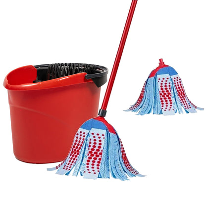 Vileda Super Twist 3-Action XL Mop and Bucket System with 1 Extra Refill | String Mops | Perfect Mop for Floors| Machine Washable Mop Head| Easy Wringing 🍁 All In One Marketplace Canada