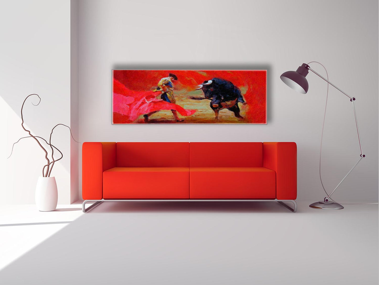 Leinwandbild Stierkämpfer-Wandkunst