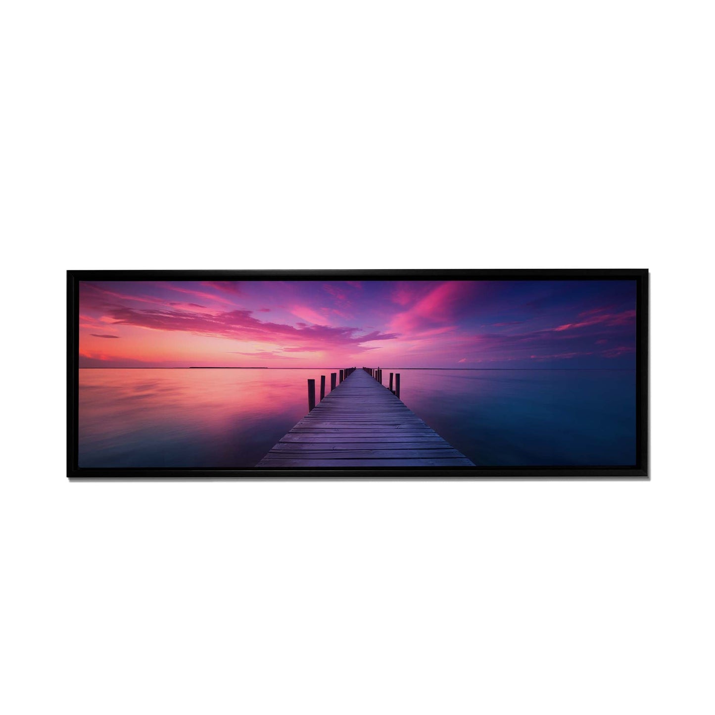 Leinwandbild-Gelassenheit-Wandkunst-Skyline