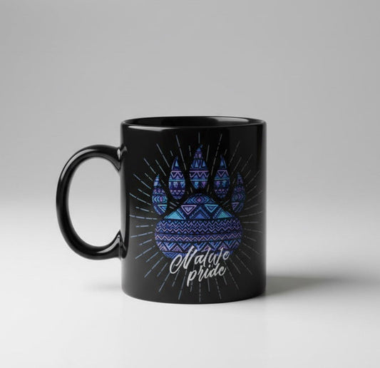 OLDTRIBES™ Southwestern Style Black Ceramic mug