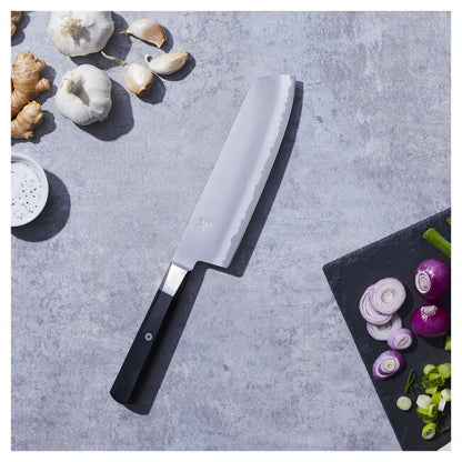 MIYABI 4000 FC 6,5-Zoll Nakiri-Messer – schwarzer Griff