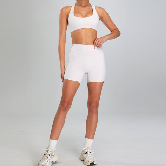 Women’s High-Waisted Sports Set – Slim-Fit Outdoor Running & High-Intensity Workout Activewear