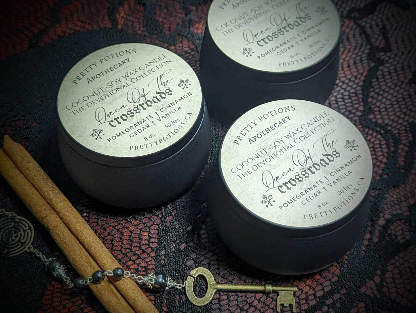 Queen of the Crossroads Hekate Devotional Candle
