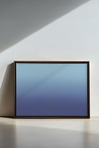 REFLET NOCTURNE, Oeuvre sur toile étirée