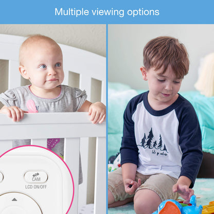 VTech VM3252-2 Digital Video Baby Monitor with 2.8" LCD 2 Cameras and Automatic Night Vision, 1 Count, White 🍁 All In One Marketplace Canada