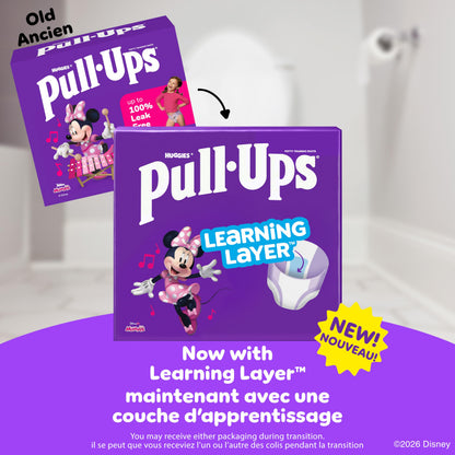 Pull-Ups Girls Potty Training Underwear, Easy Open Toddler Pants 2T-3T (16-34 lbs), Learning Designs for Toddlers, 104 count 🍁 All In One Marketplace Canada