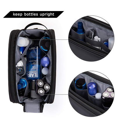 BAGSMART Toiletry Bag for Men, Travel Toiletry Organizer Dopp Kit Water-resistant Shaving Bag for Toiletries Accessories, Door Room Essentials, Black-medium 🍁 All In One Marketplace Canada