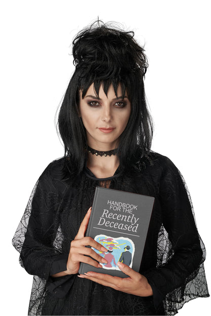 California Costumes, Beetle Girl Adult Halloween Wig Black