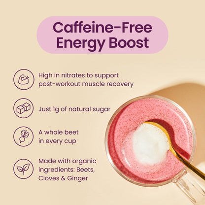 Blume Superfoods Latte - Beetroot Powder, Energy Boosting, Organic Beet Powder, Clove, Cinnamon, Ginger - Vegan, Gluten-Free - 25 Servings -Canadian Brand - As Seen on Dragons' Den 🍁 All In One Marketplace Canada