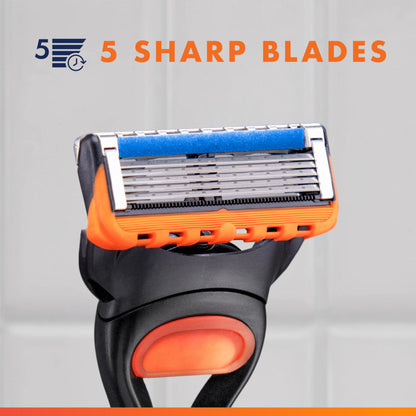 Gillette Fusion 5 Blades Refill, Razor Blades Men, 10 Fusion5 + 2 ProGlide Razors refills, 5-Blade Cartridges, 12 Total Refills 🍁 All In One Marketplace Canada