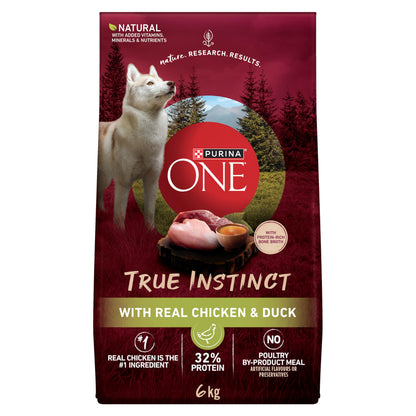 Purina ONE True Instinct Dry Dog Food, Chicken & Duck 6kg 🍁 All In One Marketplace Canada
