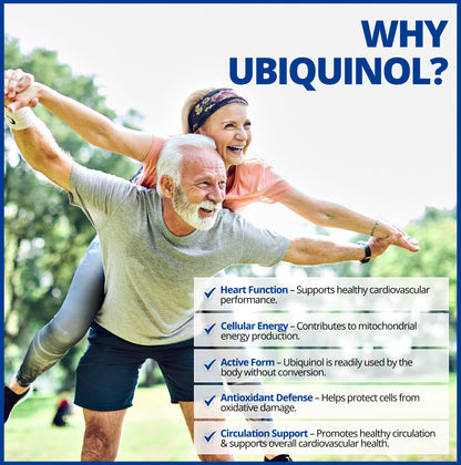 CanPrev Ubiquinol 100mg with MCT Oil, 60 Softgels, 2-Month Supply, CoQ10 Supplement for Heart & Cardiovascular Support, Enhanced Absorption, Non-GMO & Gluten Free, Coenzyme Q10 for Energy & Vitality 🍁 All In One Marketplace Canada