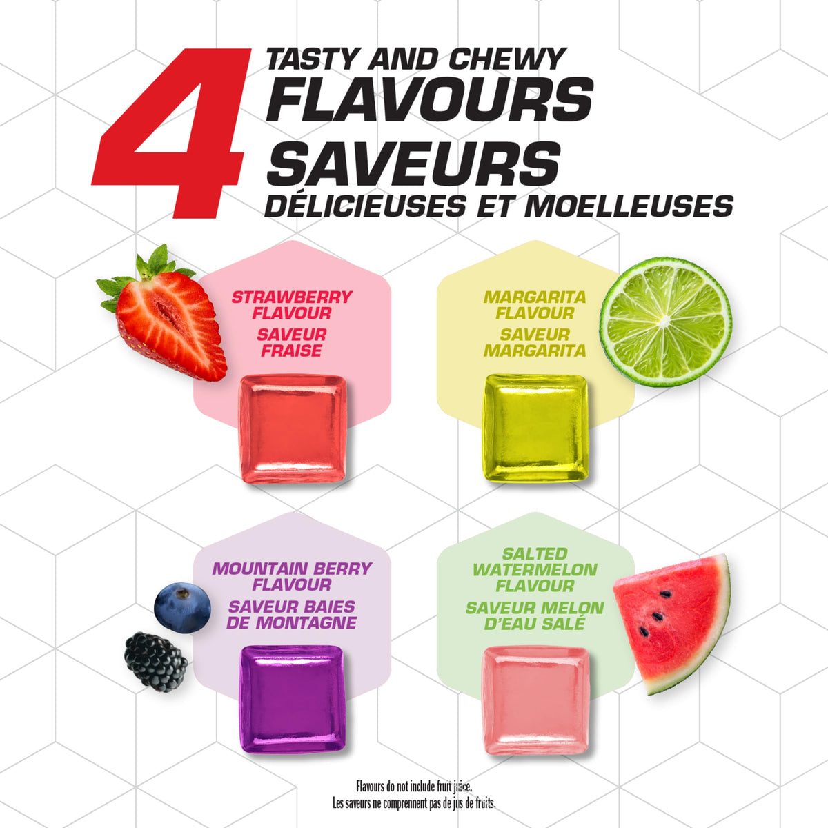 Clif Bloks Energy Chews, Margarita Flavour, Organic, 60 g (Pack of 18) 🍁 All In One Marketplace Canada