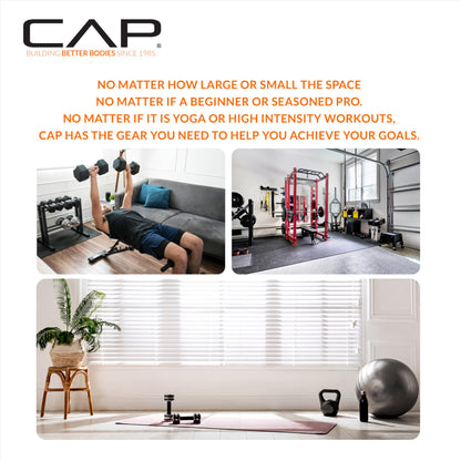 CAP Barbell Neoprene Dumbbell Weights, 8 lb Pair, Black 🍁 All In One Marketplace Canada