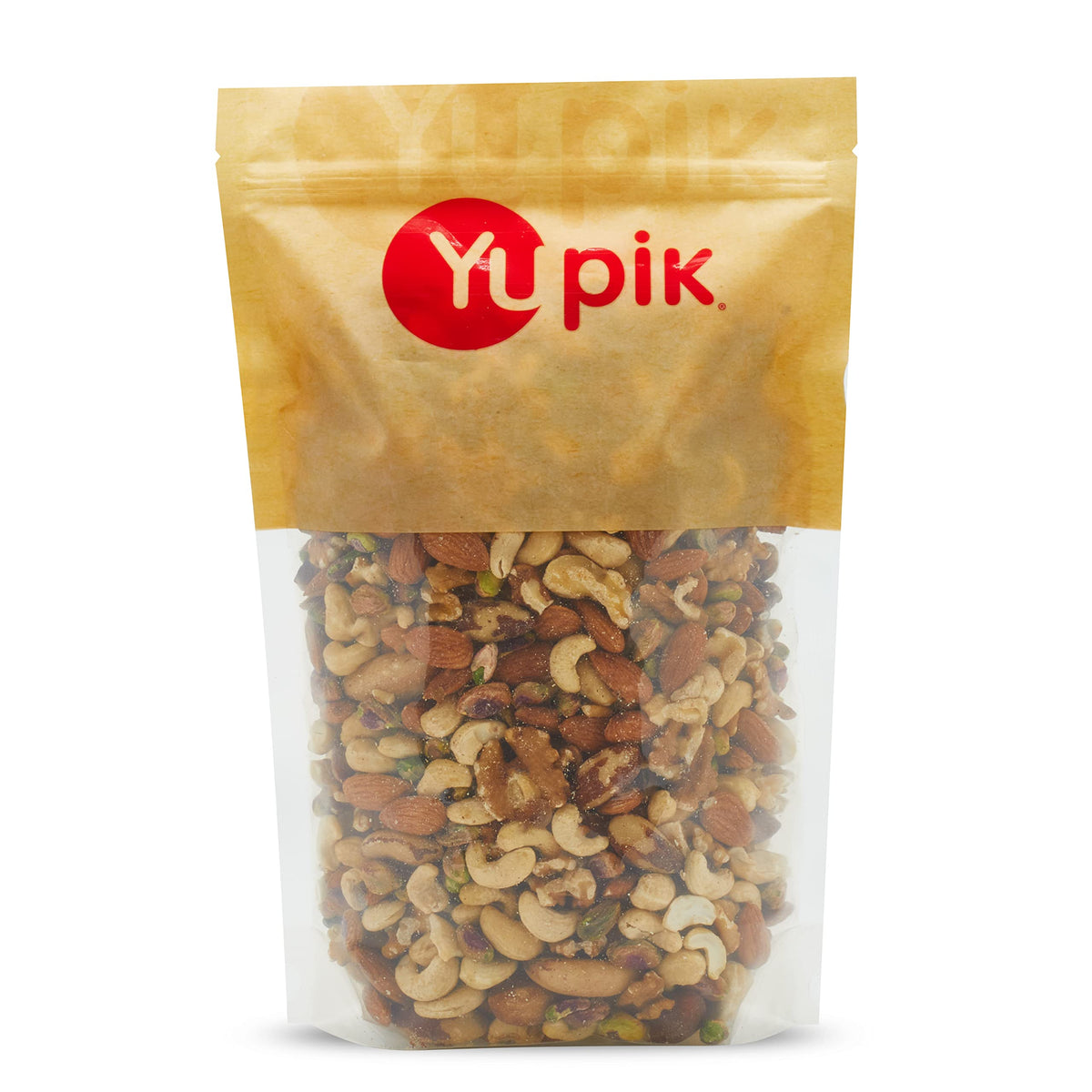 Yupik Raw Mixed Nuts, 1kg, A blend of Almonds, Walnuts, Brazil Nuts, Cashews & Pistachios, Kosher, Gluten Free, Salt Free, Cholesterol Free, High in Fiber, Perfect for Snacking & Baking 🍁 All In One Marketplace Canada
