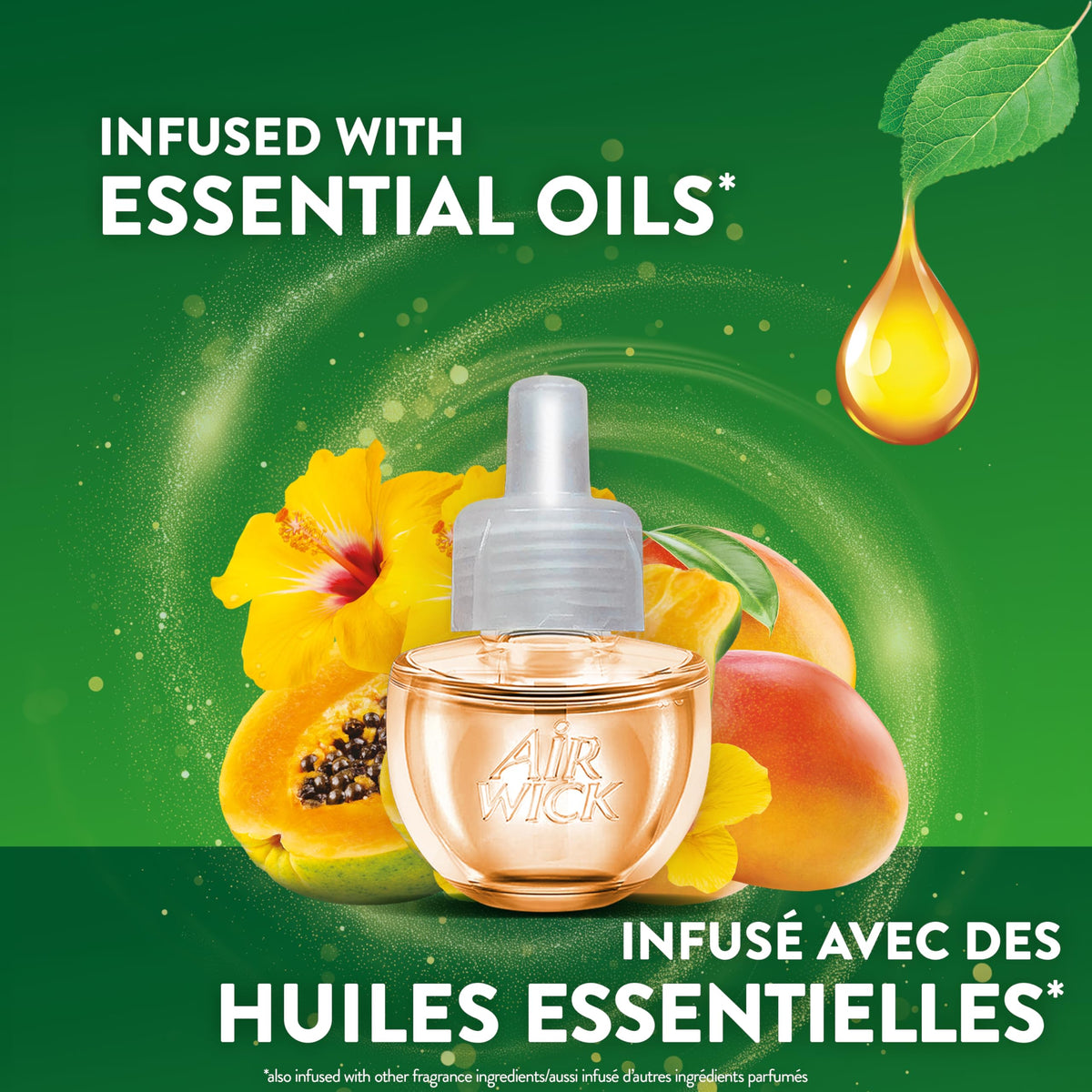 Air Wick Plug In Scented Oil Air Freshener Refills for Home – Infused with Essential Oils – 10 Count – Hawaii Tropical Paradise Scent – Mega Value Pack 🍁 All In One Marketplace Canada