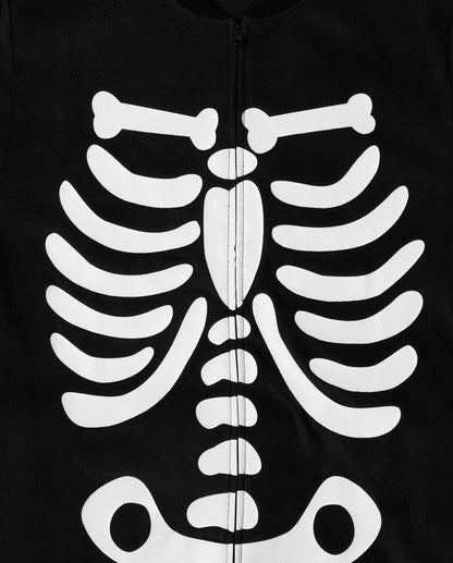The Children's Place Baby Family Matching, Holiday Pajama Sets, Fleece, Halloween Skeleton, X-Small (Adult)