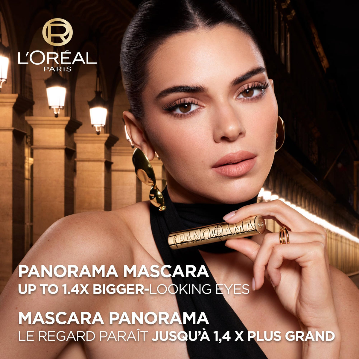 L’Oréal Paris Voluminous Panorama Mascara, Volumizing Mascara, Up to 1.4x Bigger-Looking Eyes, Black Brown, 9.9 mL 🍁 All In One Marketplace Canada