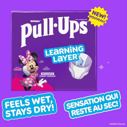 Pull-Ups Girls Potty Training Underwear, Easy Open Toddler Pants 2T-3T (16-34 lbs), Learning Designs for Toddlers, 104 count 🍁 All In One Marketplace Canada