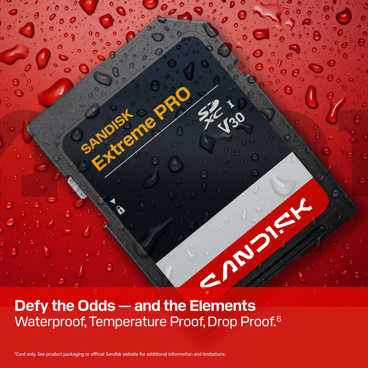 SANDISK 128GB Extreme PRO SD UHS-I Card - Up to 250MB/s Read Speed and 120MB/s Write Speed, 4K UHD, Full HD, U3, and V30 - SDSDXXJ-128G-GSCIN